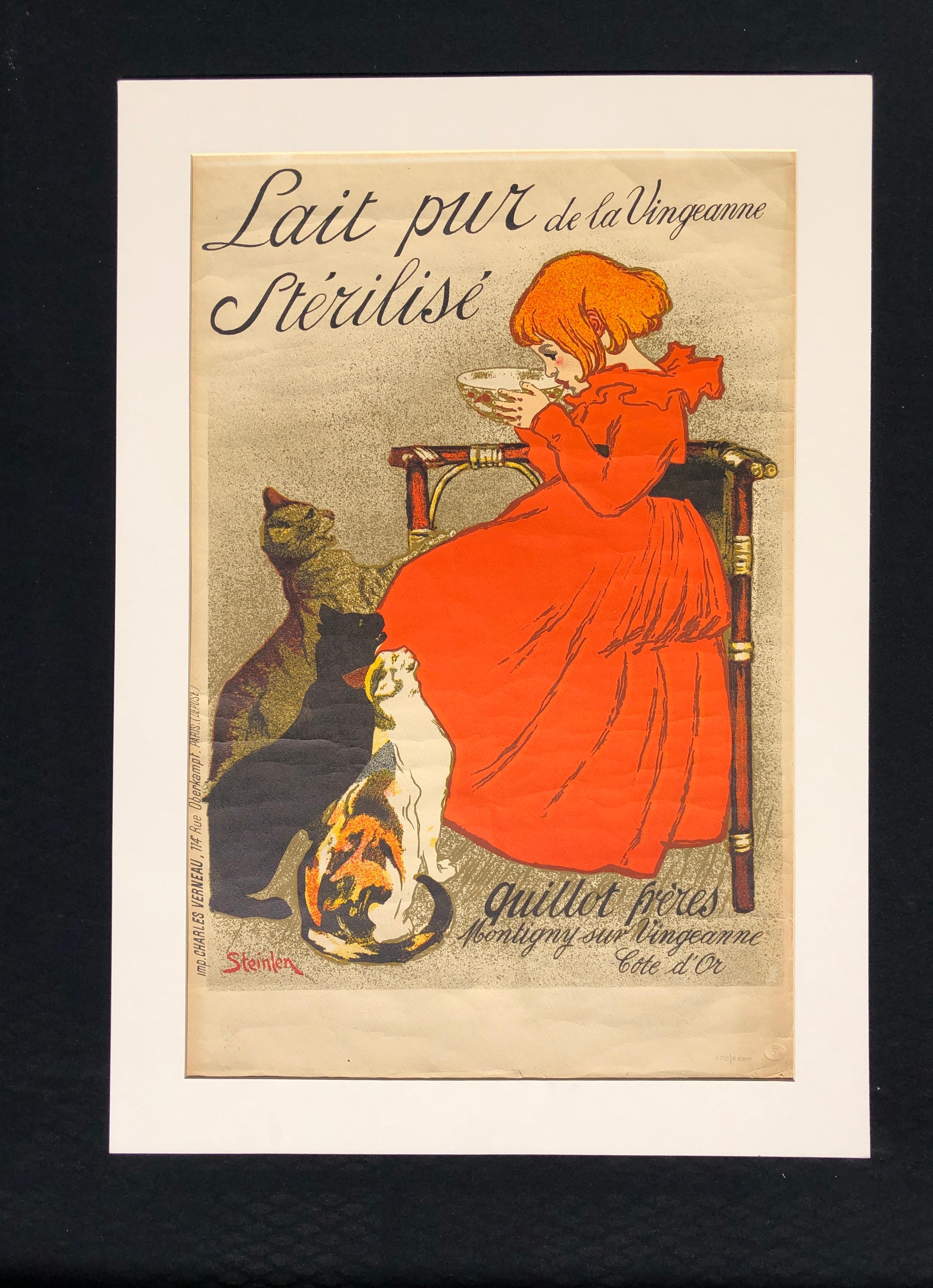 Vintage limitierte Auflage lithographische Reproduktion Poster von 
