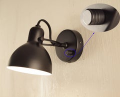 Laito Mini Wall Sconce 'Black, White'