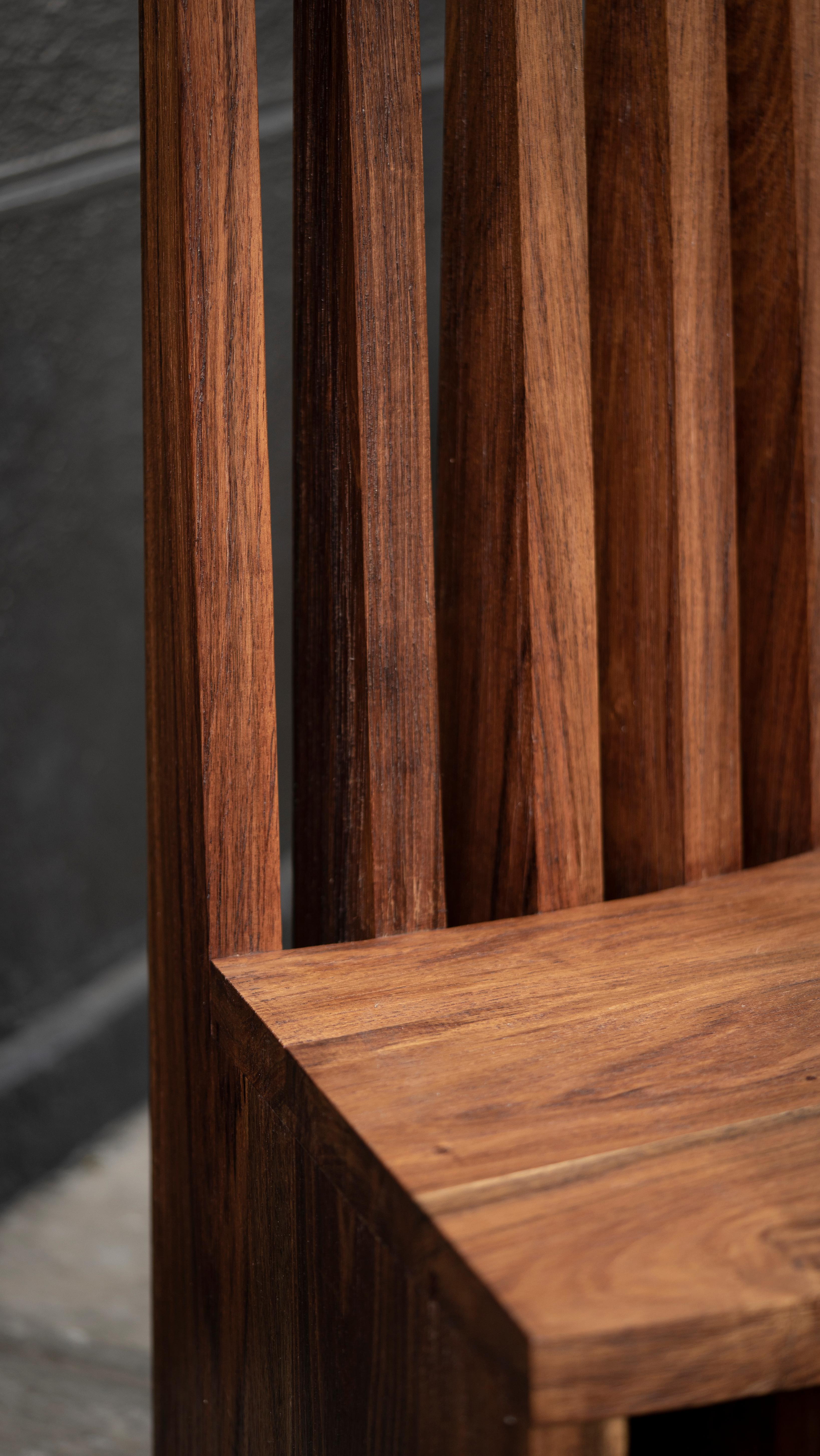 Laja Chair · Indoors Teak by Perso · Currently in stock For Sale 1