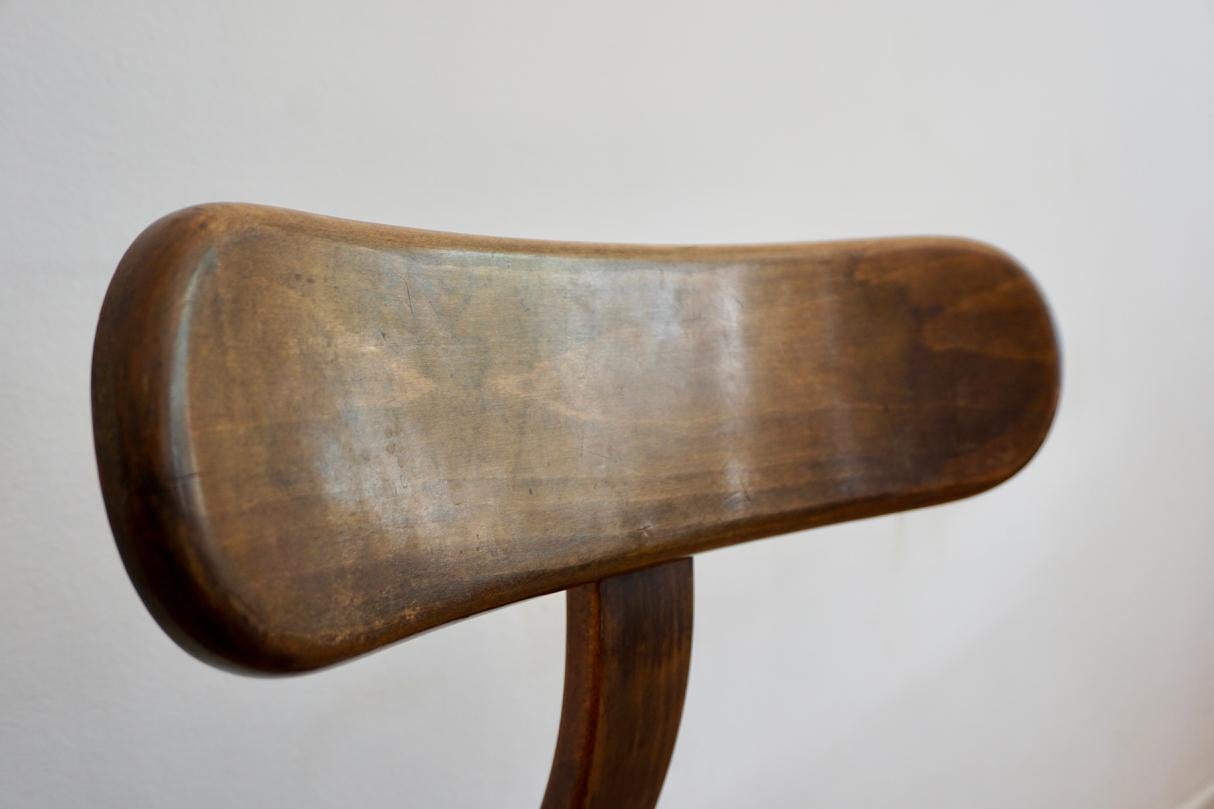 Lajos Kozma 1930s Hungarian Bent Wood Chair Designed for Heisler, Budapest 6