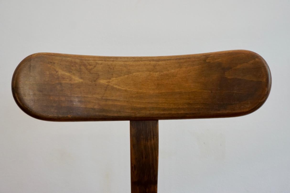 Lajos Kozma 1930s Hungarian Bent Wood Chair Designed for Heisler, Budapest 7