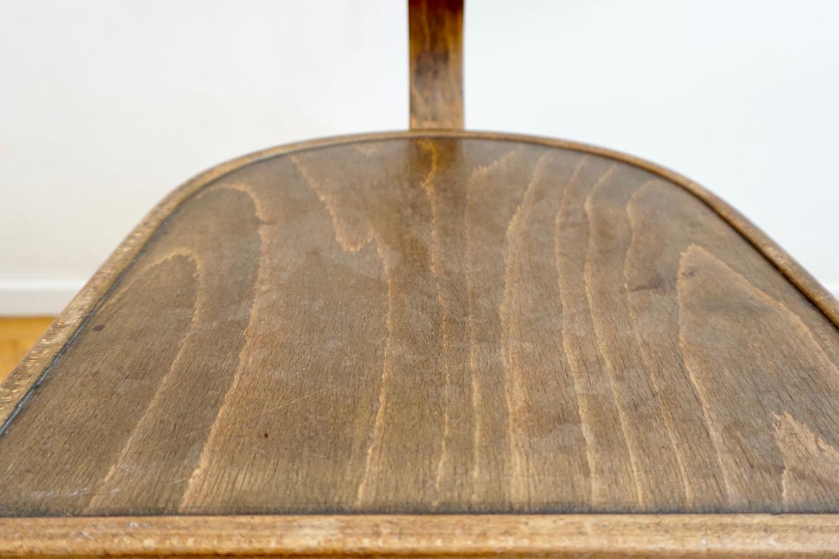 Lajos Kozma 1930s Hungarian Bent Wood Chair Designed for Heisler, Budapest 9