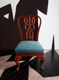 Sedie rococò da fiaba di Lajos Kozma, coppia folcloristica in noce, Ungheria, 1925 ca.