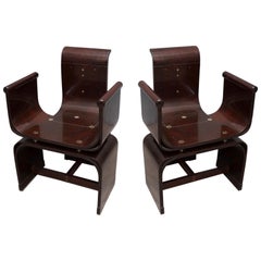 Art Nouveau Armchairs