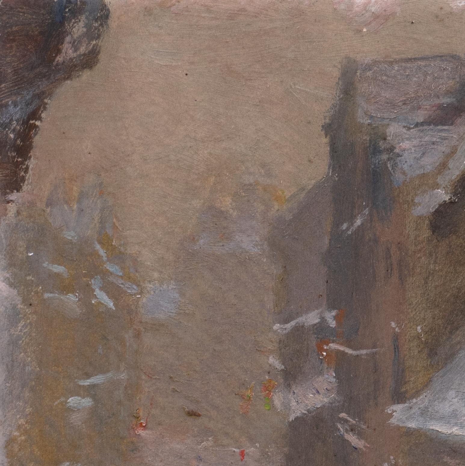 Budapest, Váci-Straße im Schnee