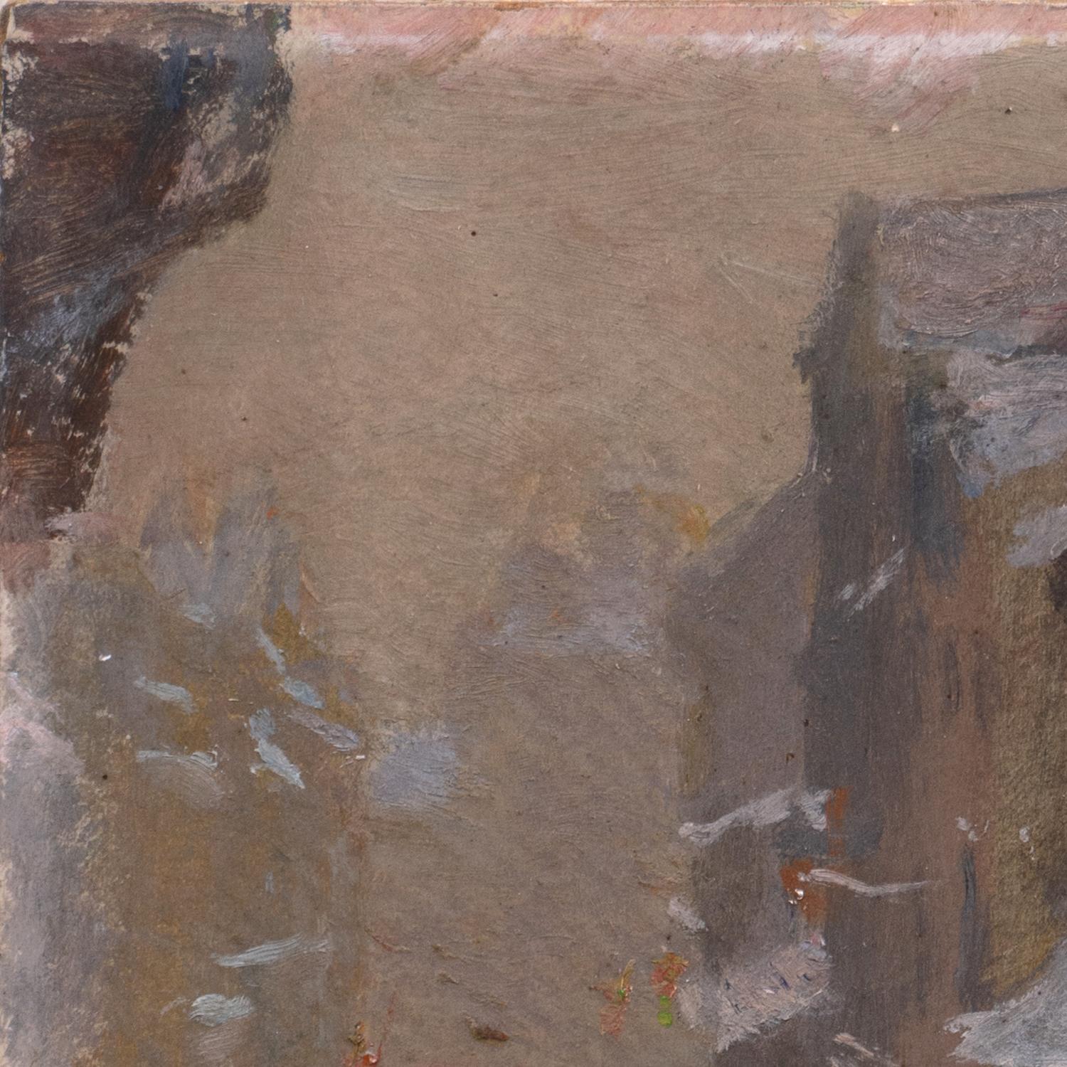 Budapest, Váci-Straße im Schnee