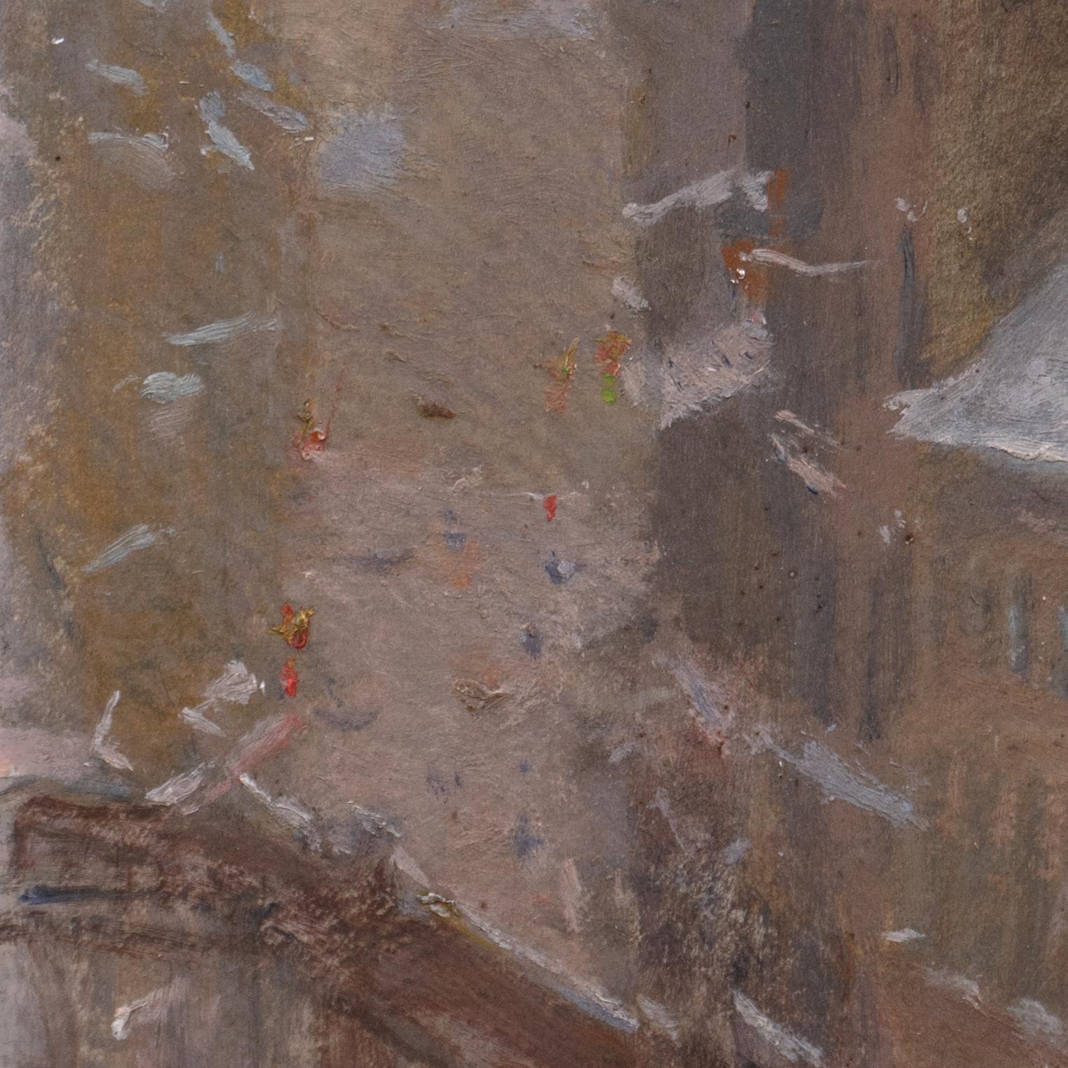 Budapest, Váci-Straße im Schnee