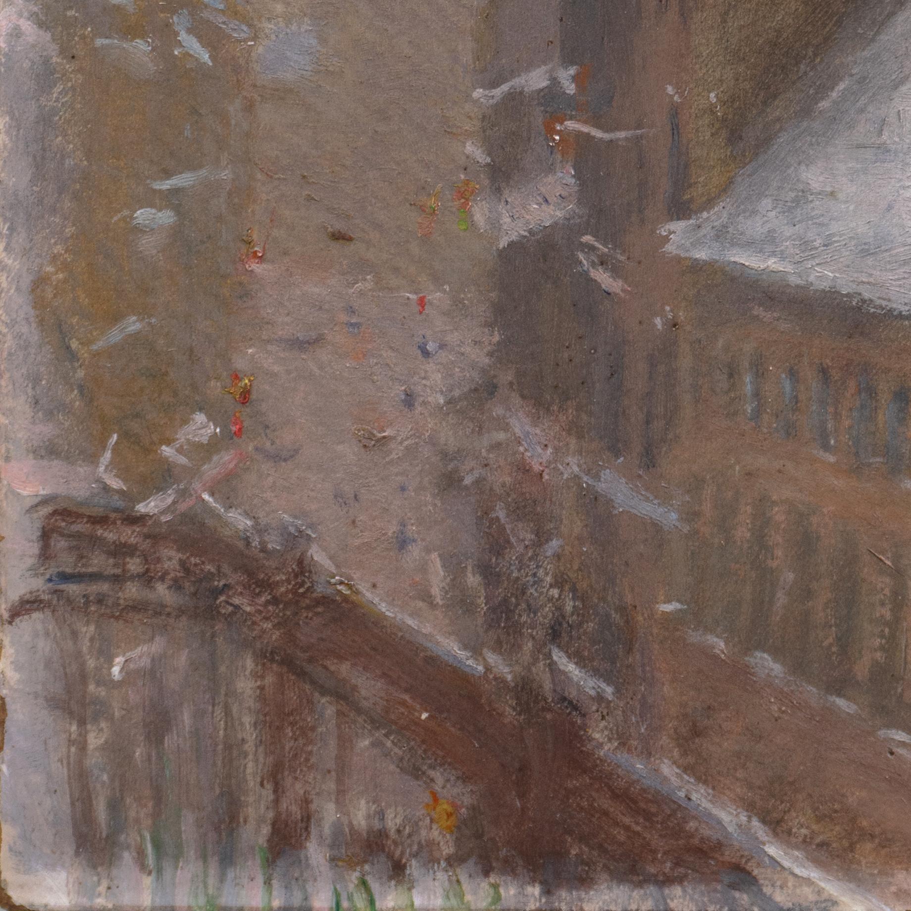 Budapest, Váci-Straße im Schnee