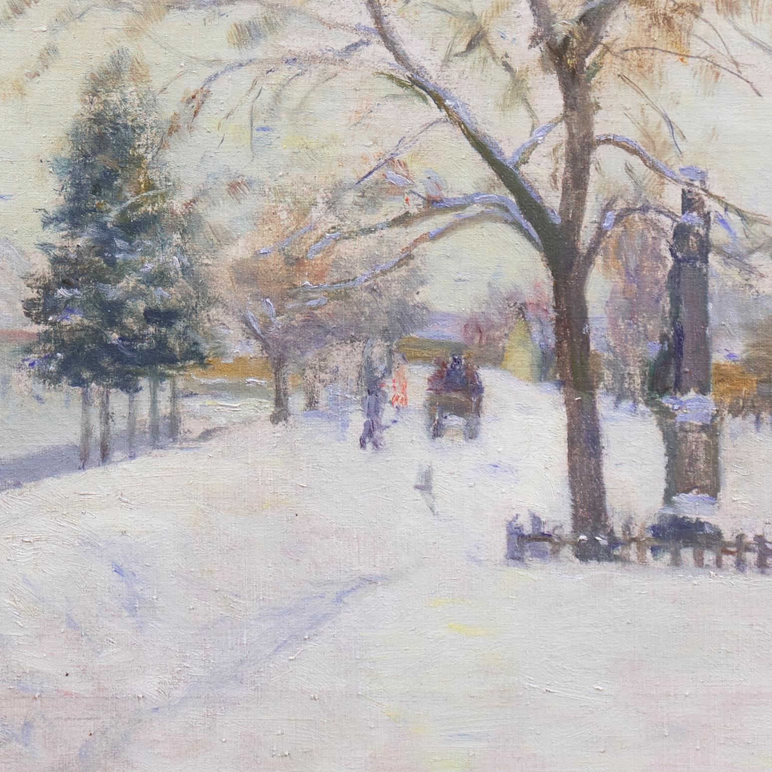 'Winter, Hungary', Paris, Salon d' Automne, Légion d'Honneur, Académie Julian For Sale 1