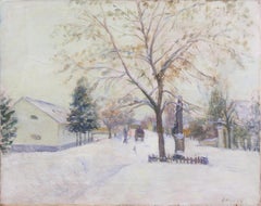 A Winter, Hongrie", Paris, Salon d'Automne, Légion d'Honneur, Académie Julian.
