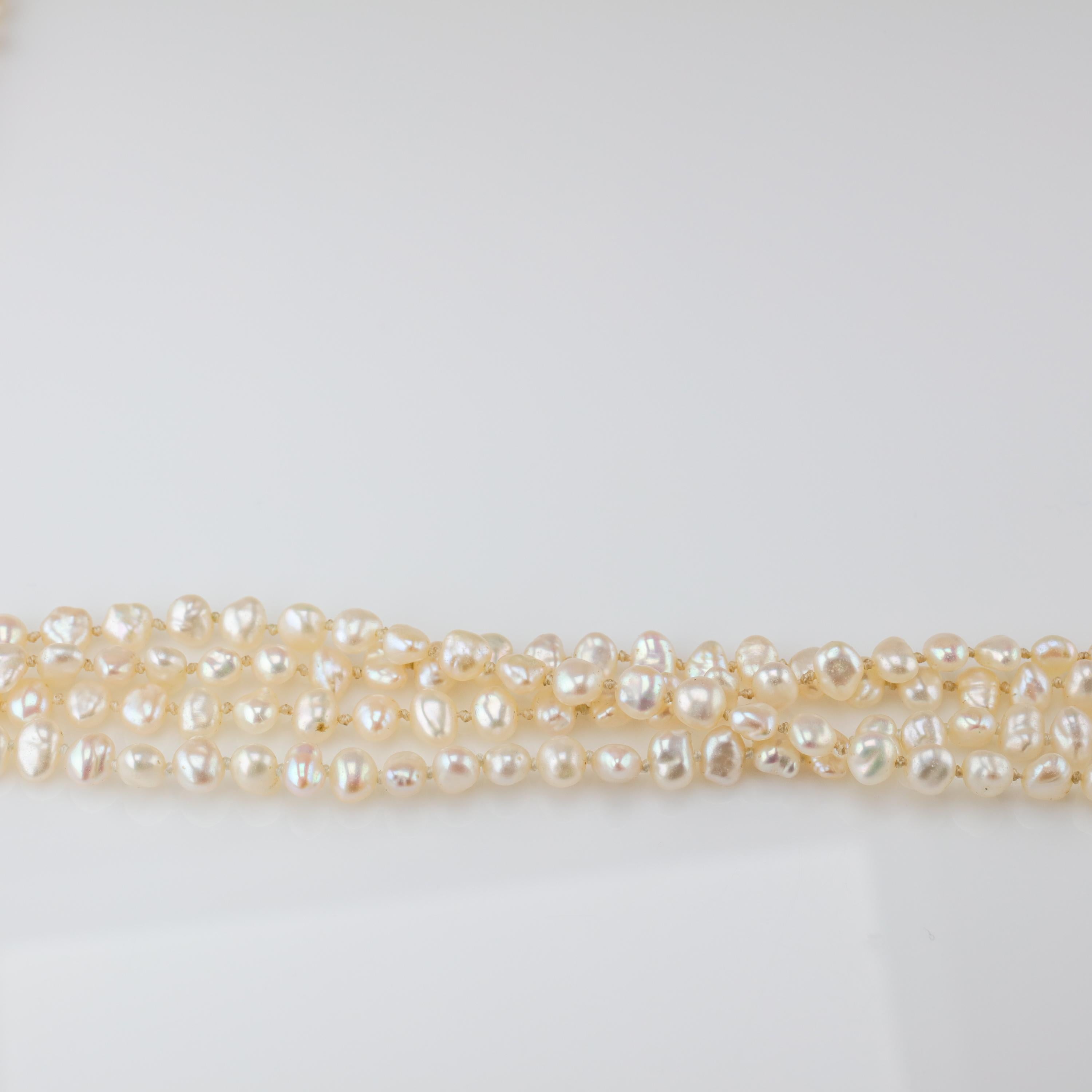 Gump's Pearl and Opal Necklace Features Rare & Authentic Biwa Pearls 3