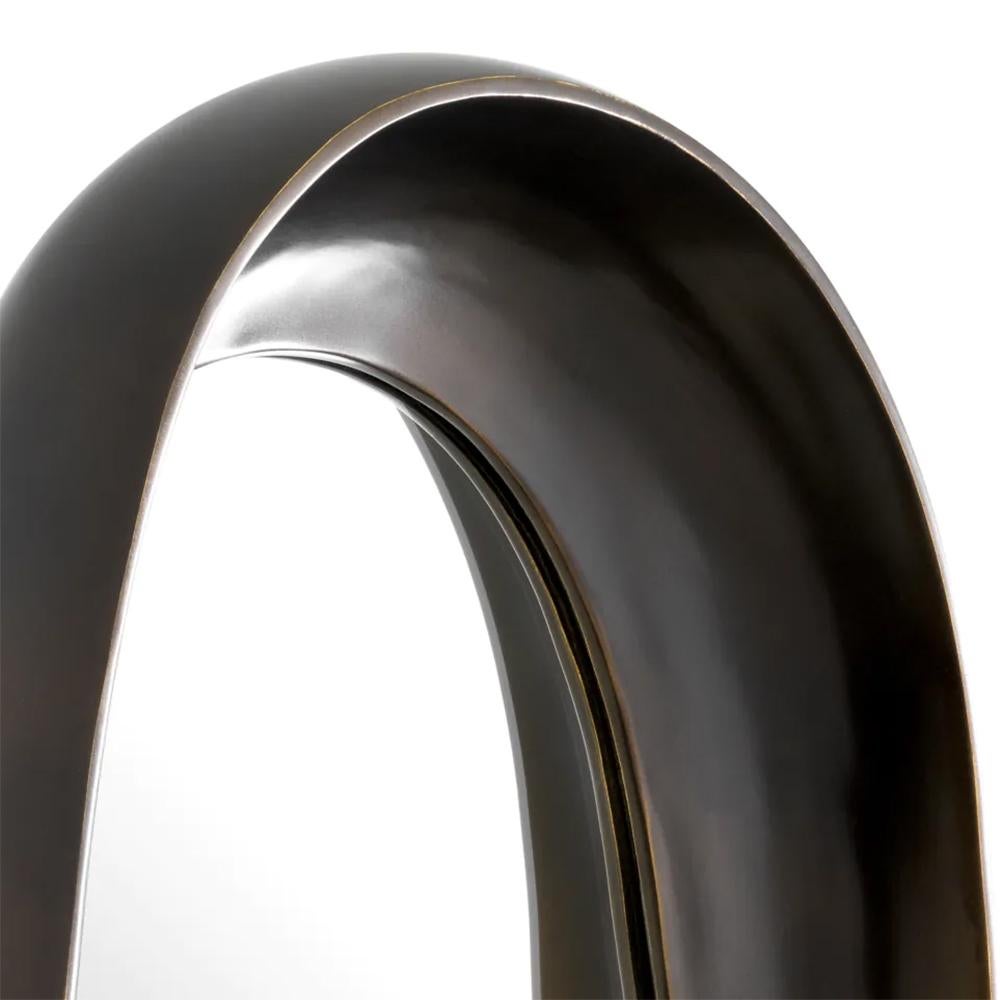 Espejo grande Lago Bronce Aluminio en venta