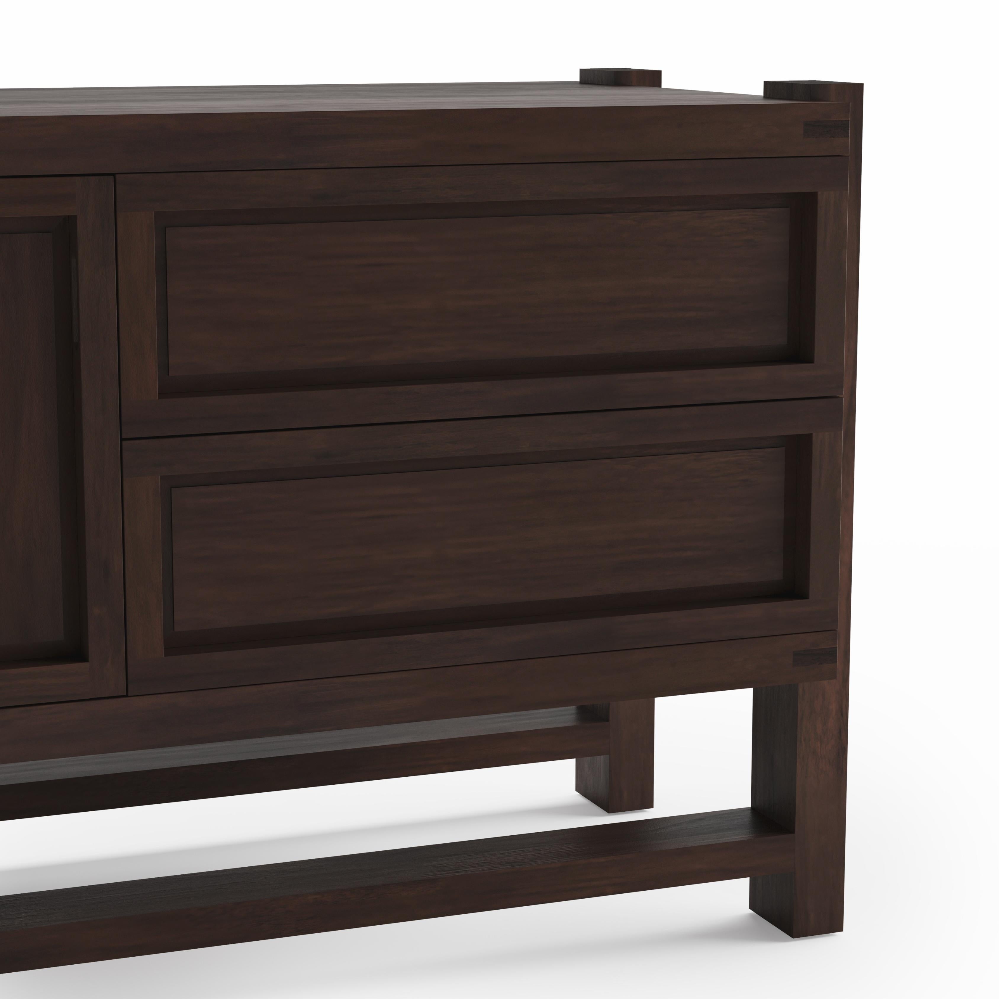 American Lake Chest, in Dark Walnut, by August Abode For Sale