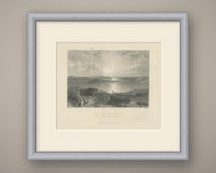 Der Bodensee mit Mainau und Reichenau, Stich nach Birket Foster, um 1872