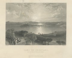 Der Bodensee mit Mainau und Reichenau, Stich nach Birket Foster, um 1872