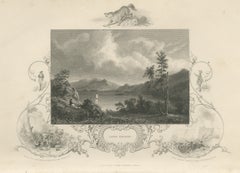 Lake George, New York, Fort William Henry and Ticonderoga Vignettes, circa 1850