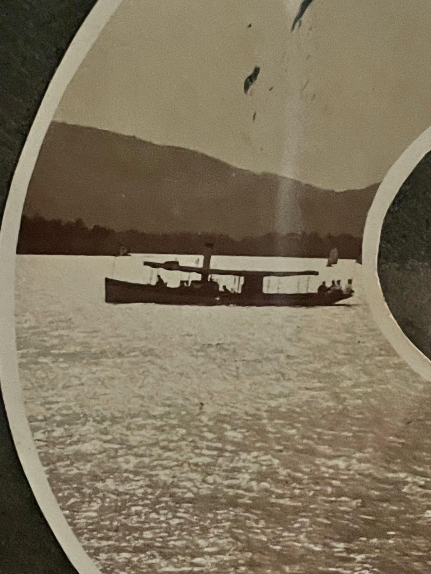 Photographie vintage du lac George, vers 1910 en vente 2