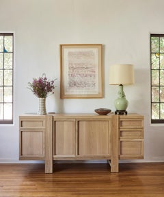 Lake Sideboard, in Natural White Oak, by August Abode