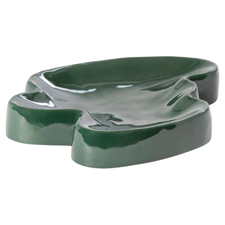 Lake Small Emerald Tray by Pulpo For Sale