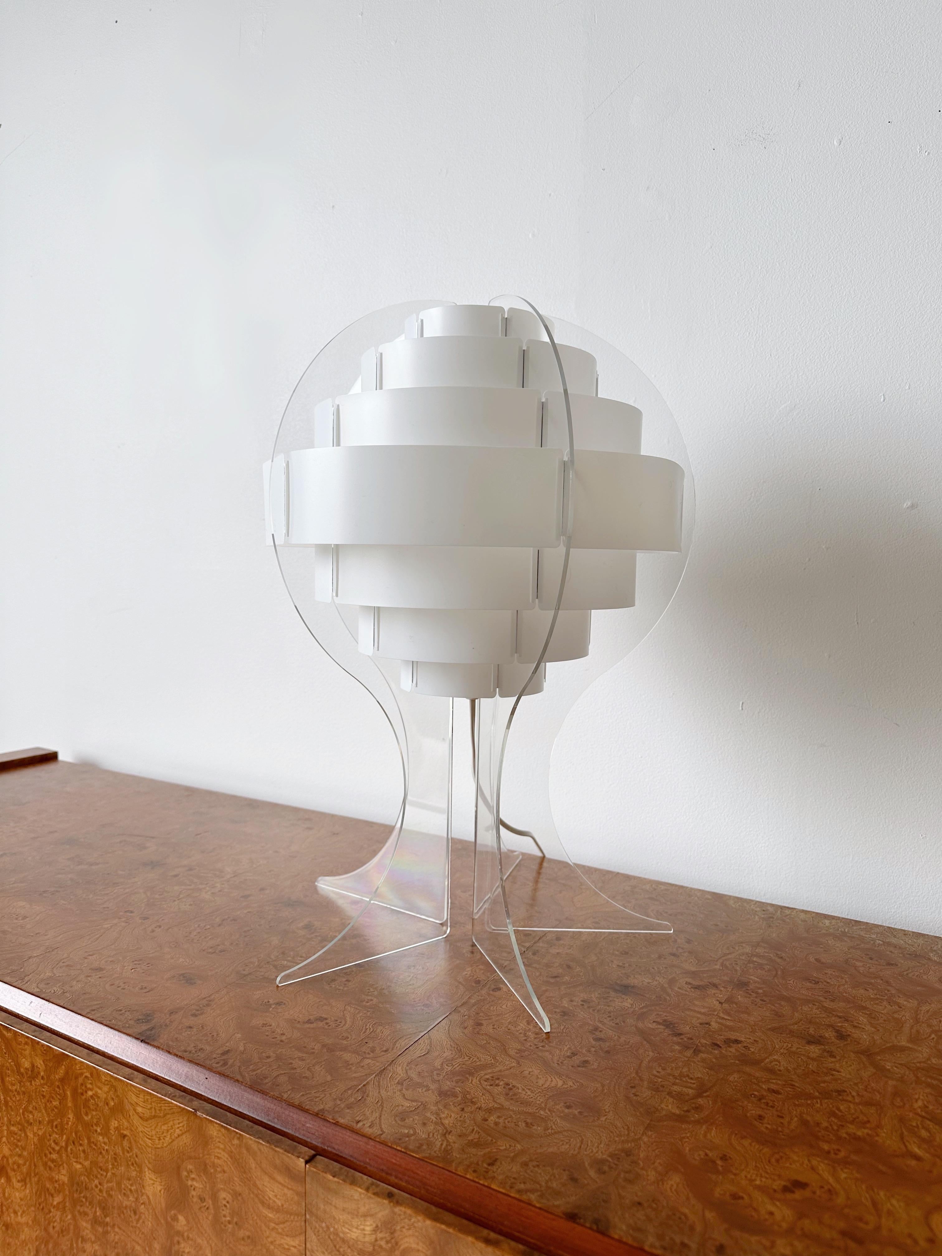 Contemporary Lakene Strips Table Lamp by Flemming Brylle & Preben Jacobsen for IKEA For Sale