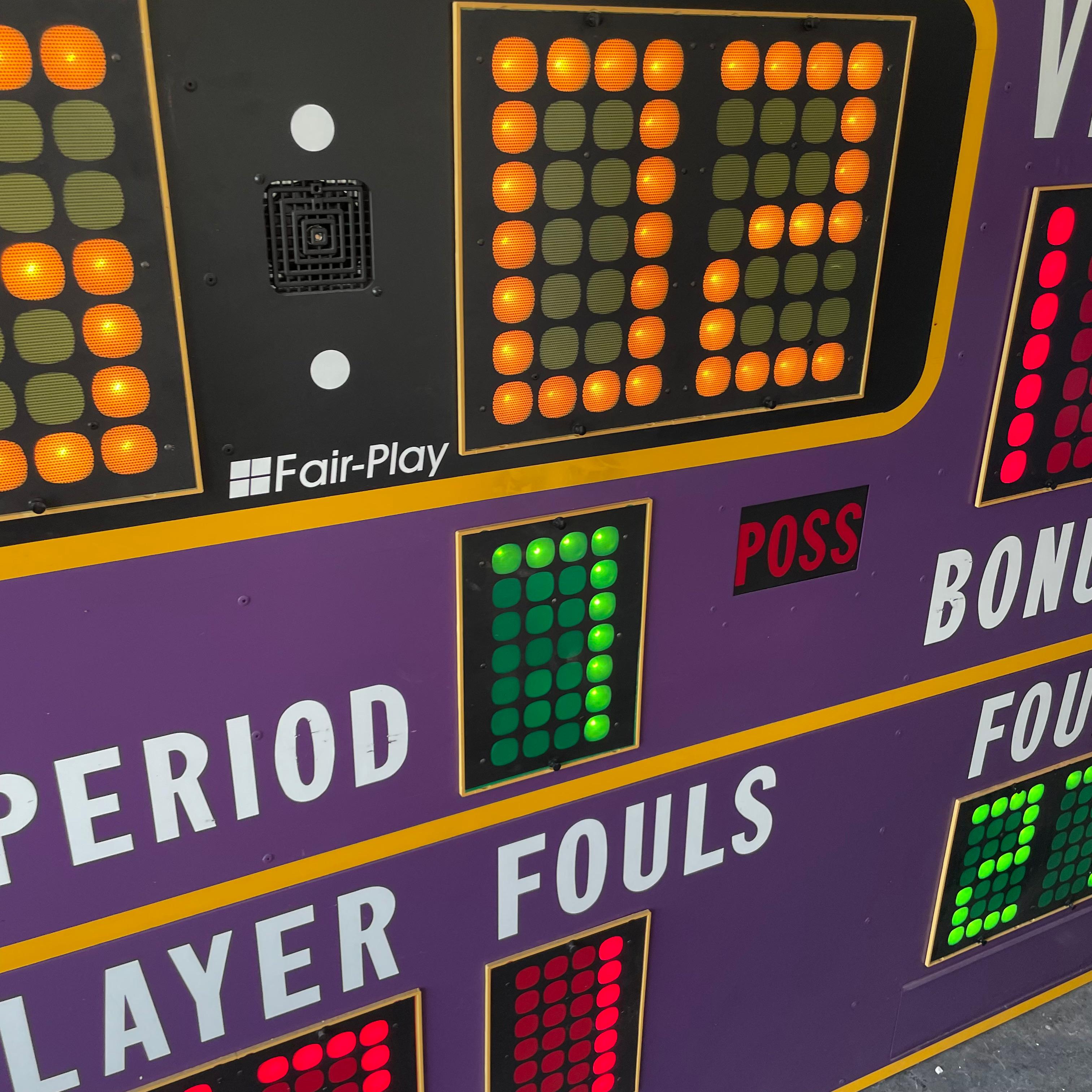 Lakers Practice Facility Basketball Scoreboard 2