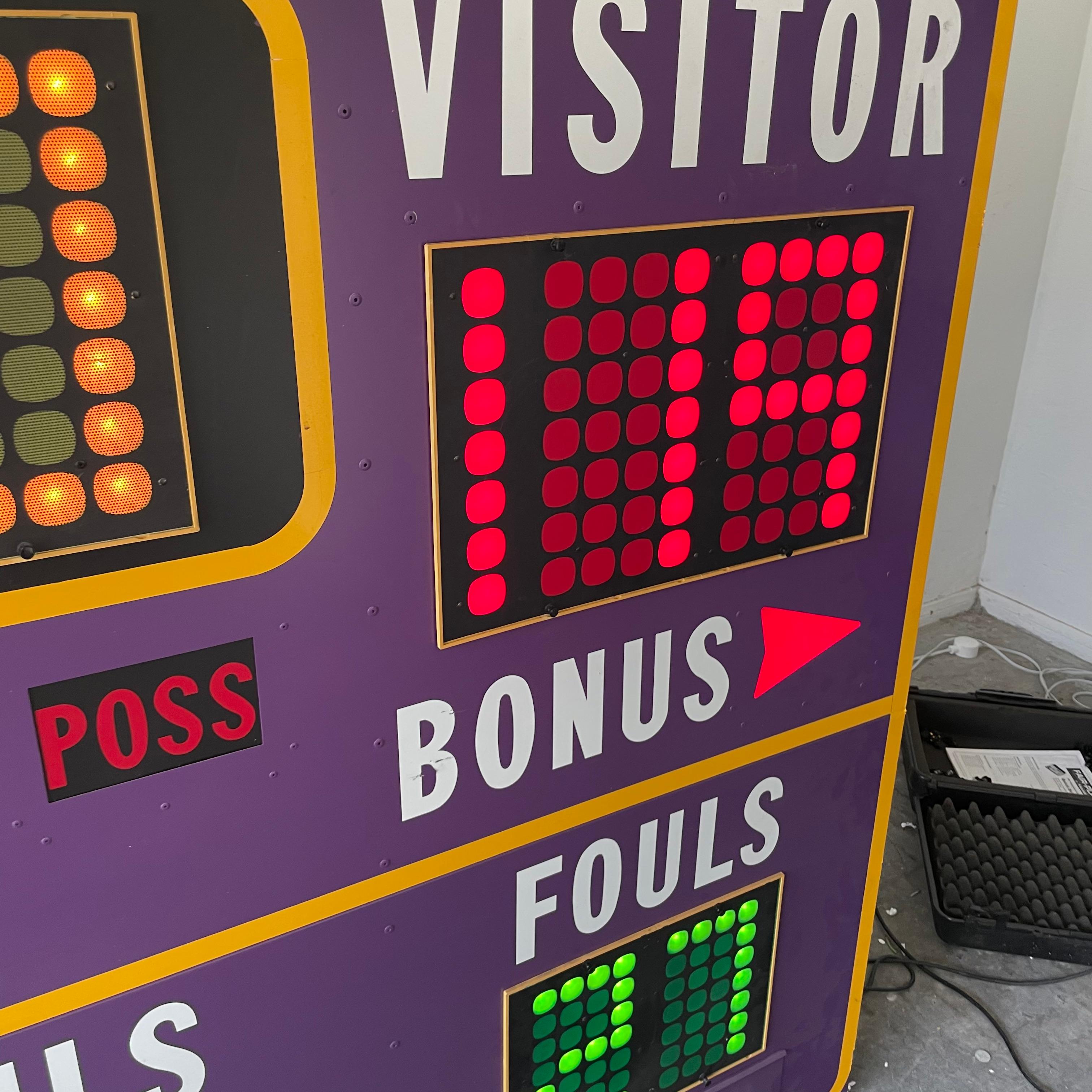 Lakers Practice Facility Basketball Scoreboard 4