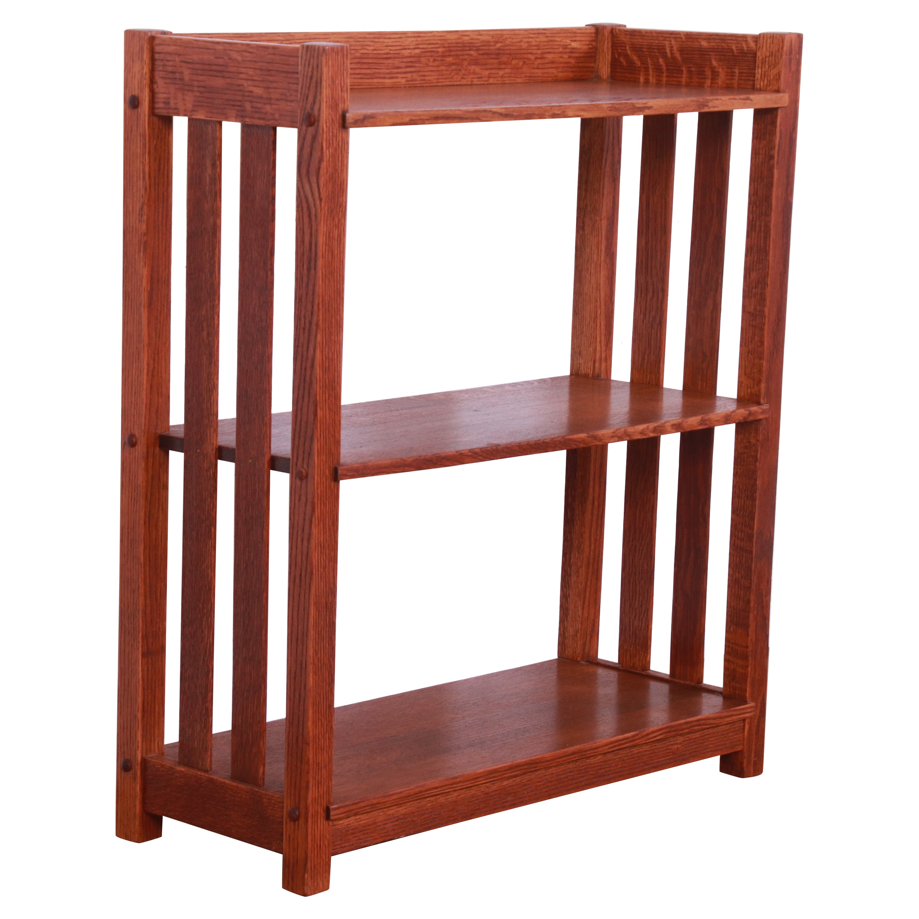 Lakeside Craft Shops Mission Oak Arts & Crafts Book Shelf, Circa 1900