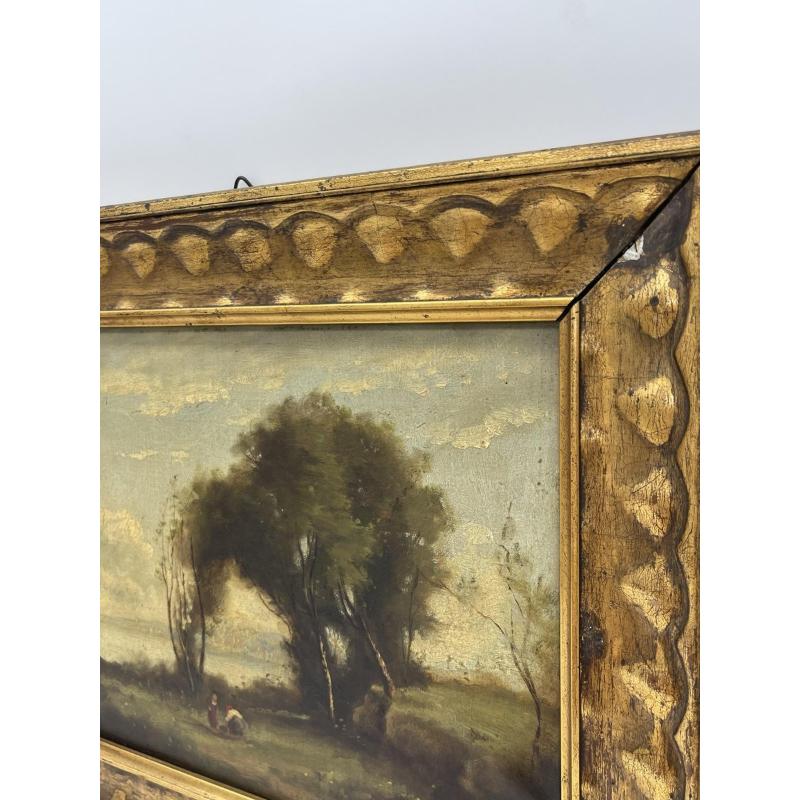 Seelandschaft, Öl auf Leinwand, gerahmt, 1890 im Angebot 10