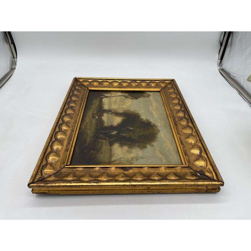 Seelandschaft, Öl auf Leinwand, gerahmt, 1890 im Angebot 1