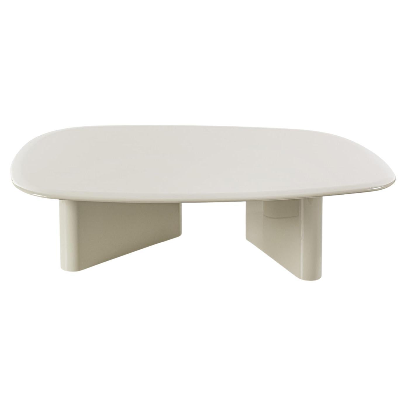 Lakk Beige H30 Coffee Table For Sale