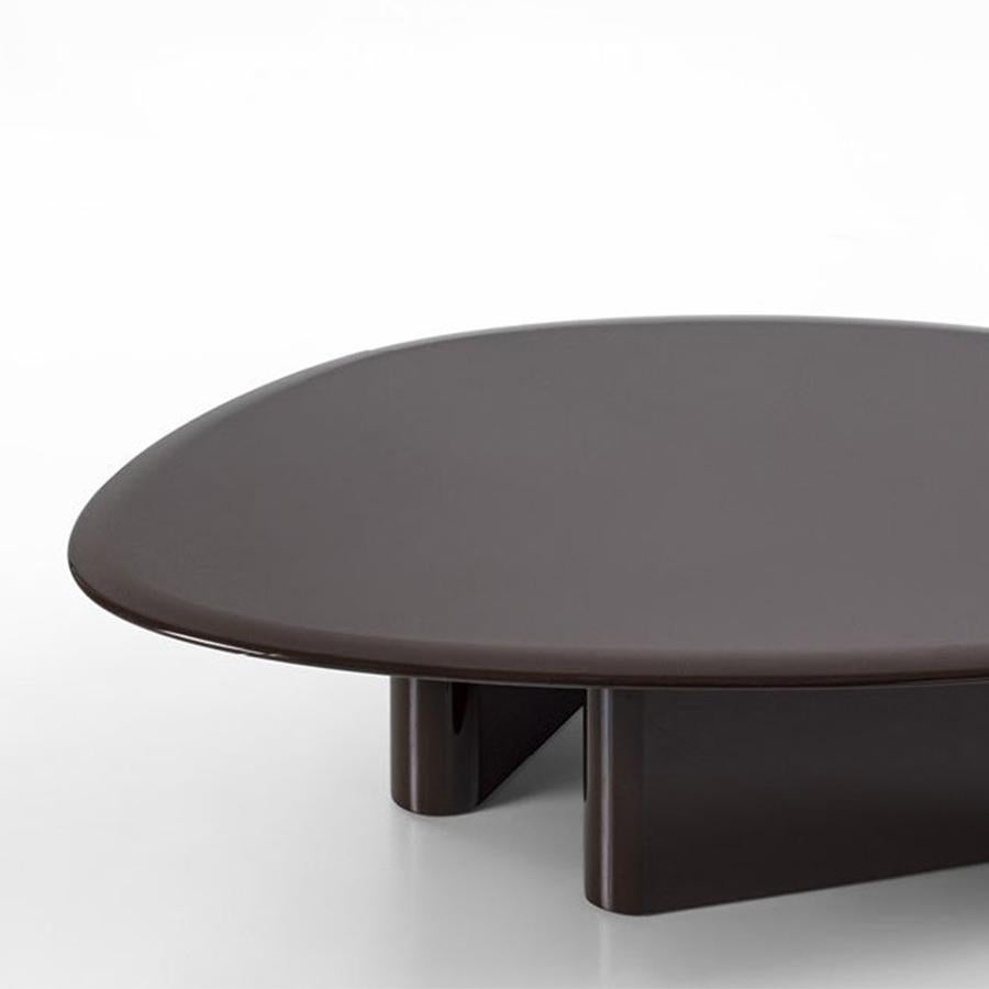 Lakk Deep Brown H25 Coffee Table In New Condition For Sale In Paris, FR