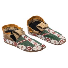Lakota Sioux Beaded Moccasins