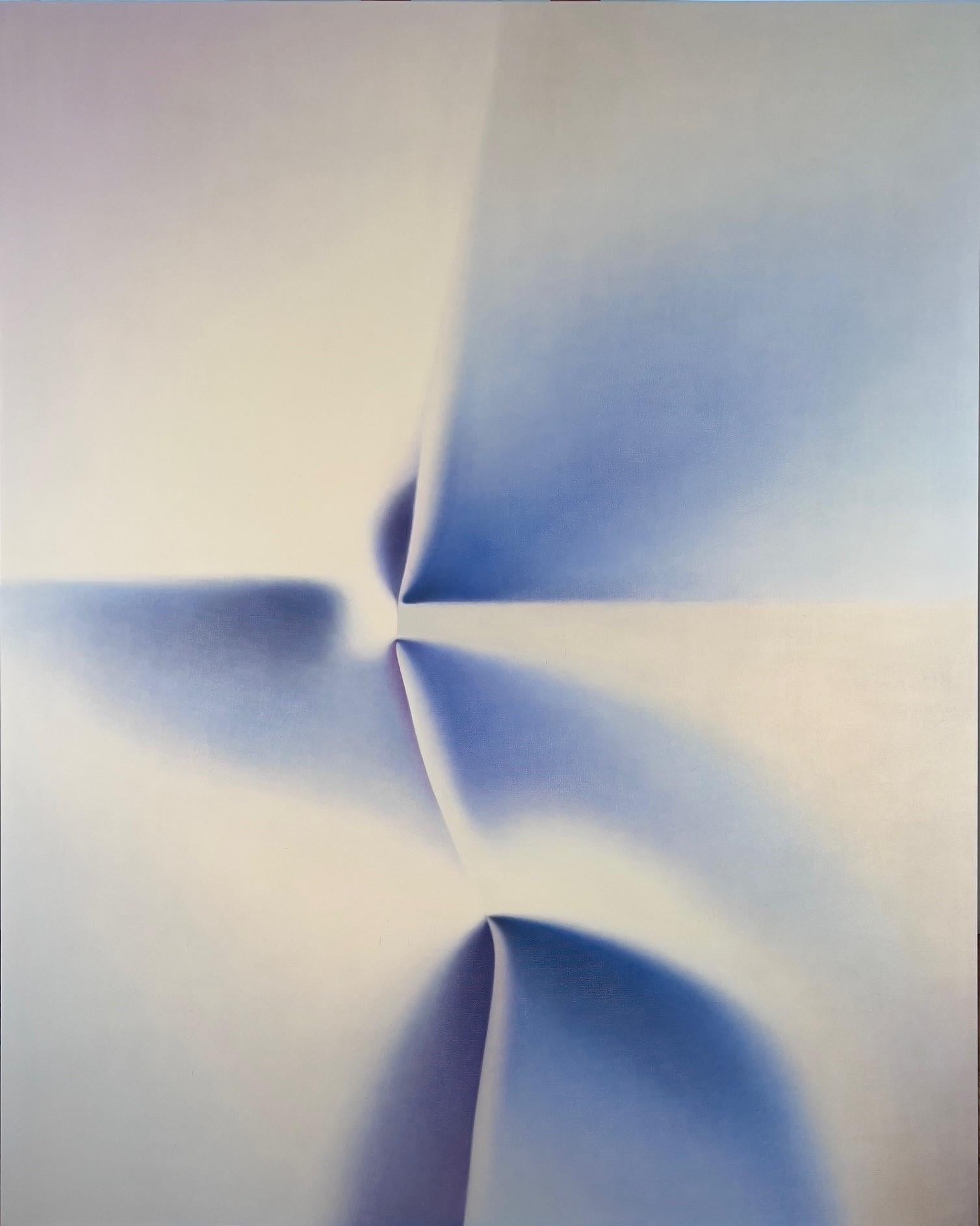 Lalani Nan Abstract Painting - Orchid Lavender 60 X 48