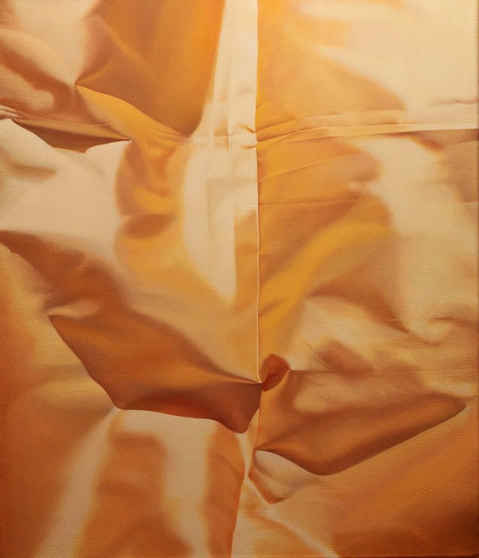 Lalani Nan Abstract Painting - Yellow Series No 5  28 X 24