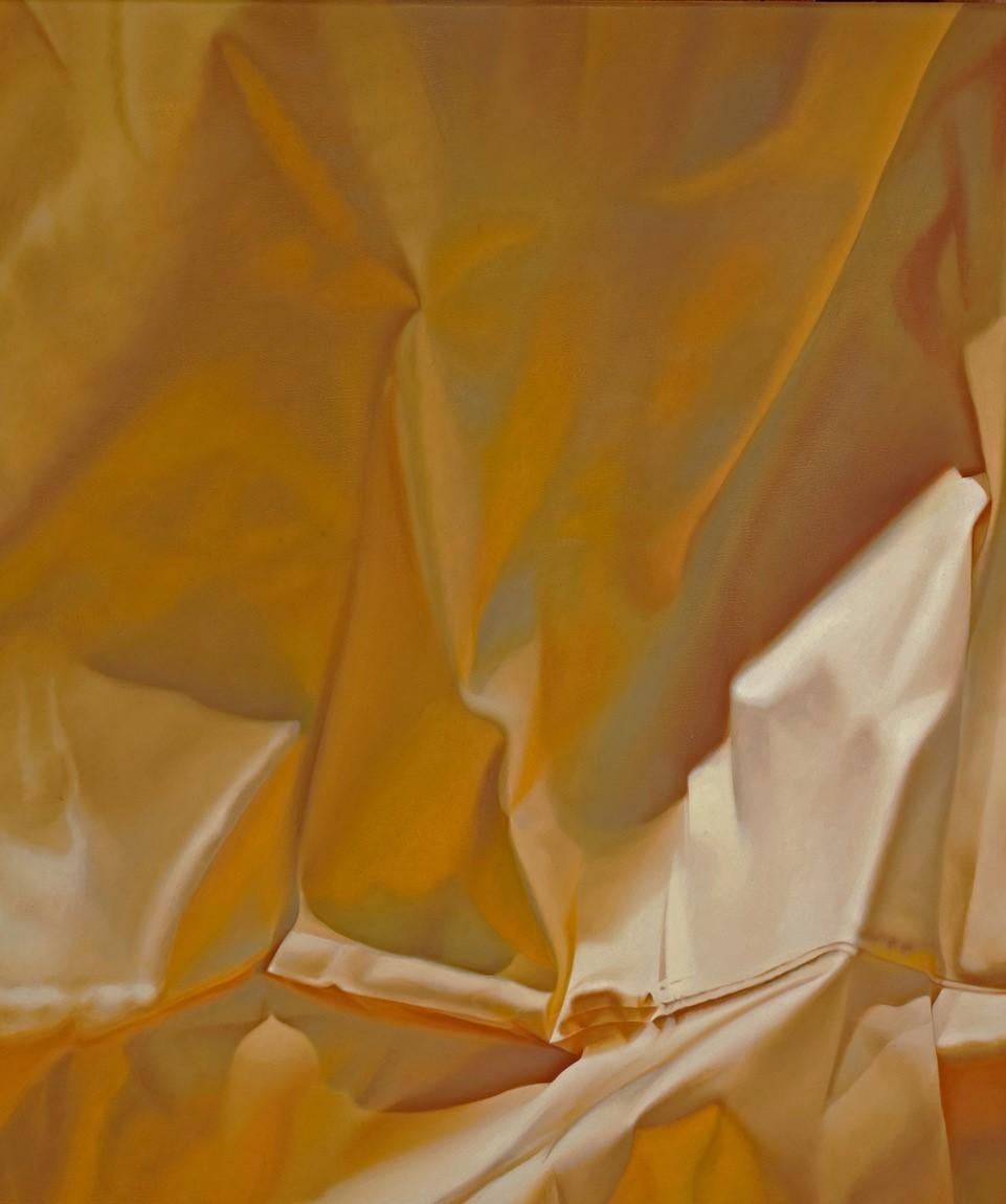 Lalani Nan Abstract Painting - Yellow Series No.4 28 X 24