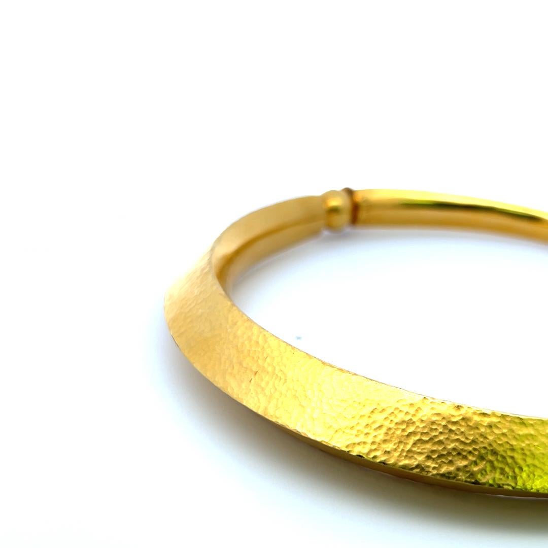 Lalaoonis Vintage 101,30 Gramm 18 Karat Gelbgold Choker Halskette im Angebot 4