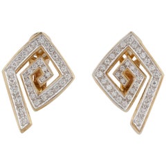 LaLaounis 18K Yellow Gold Diamond Earrings