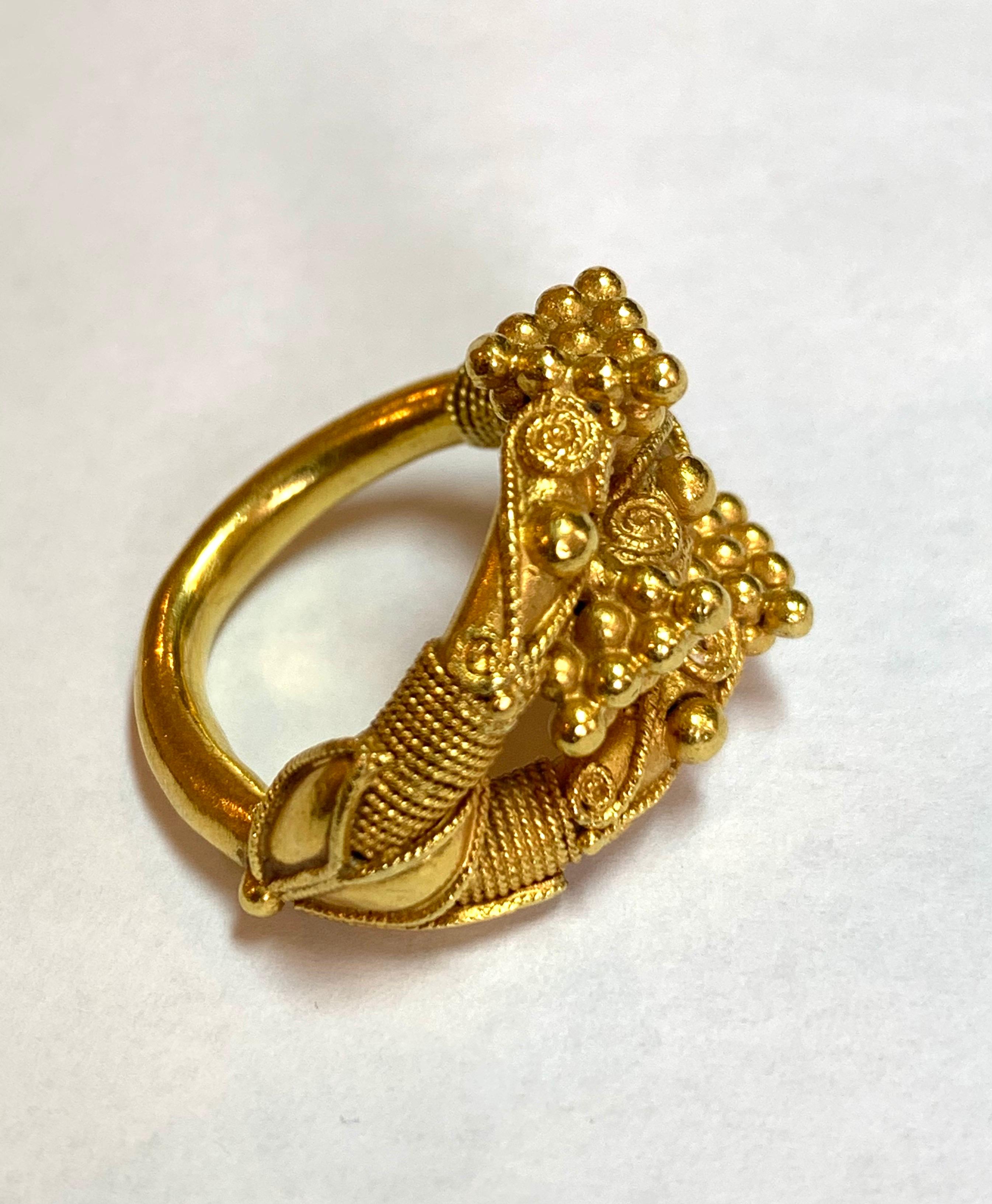 etruscan gold ring