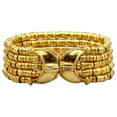 Lalaounis 18 Karat Gold 5 Strand Bracelet