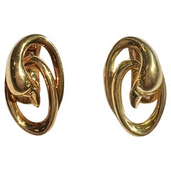 Lalaounis 18k Gold Goose Clip-on Earrings