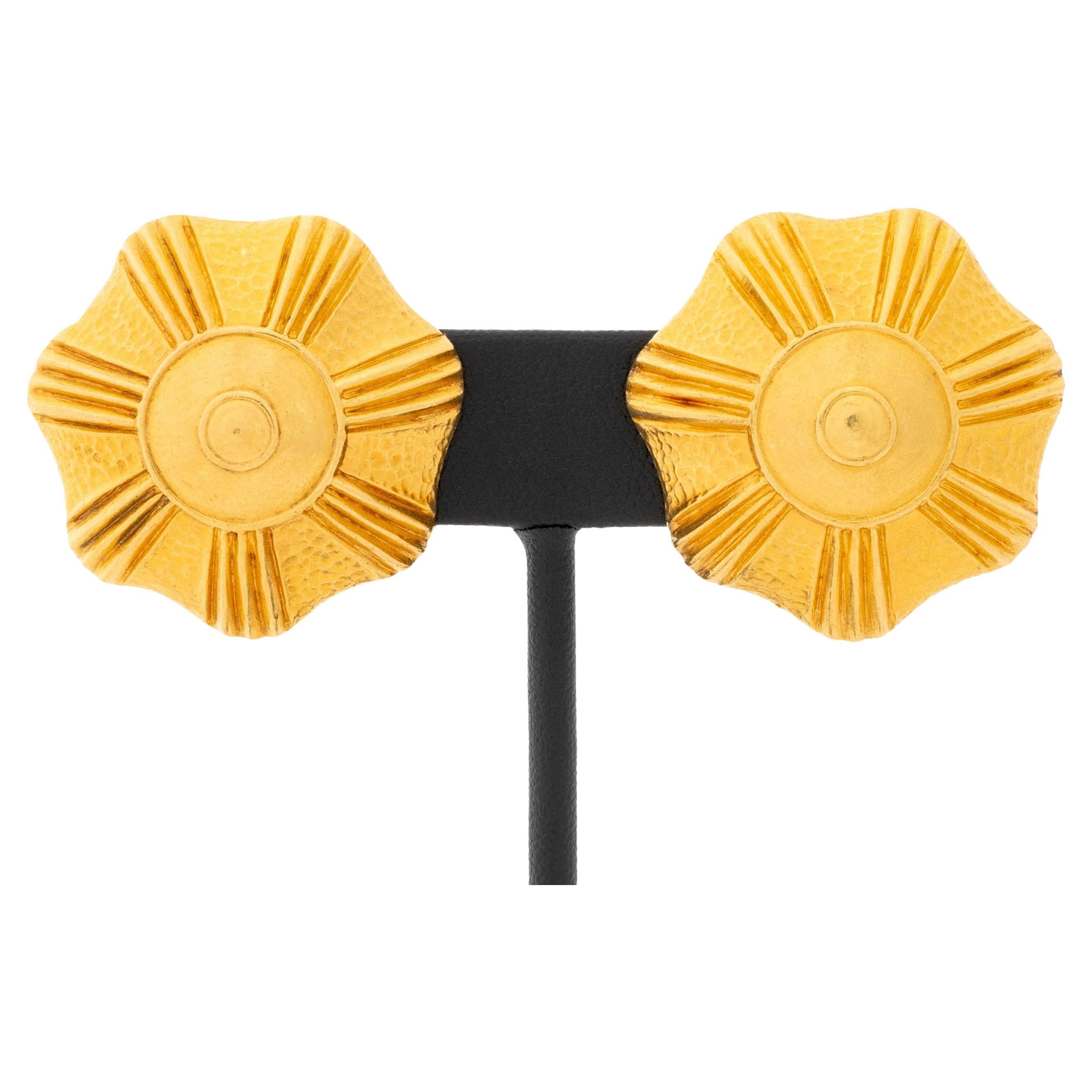 Orecchini Lalaounis in oro giallo 18K