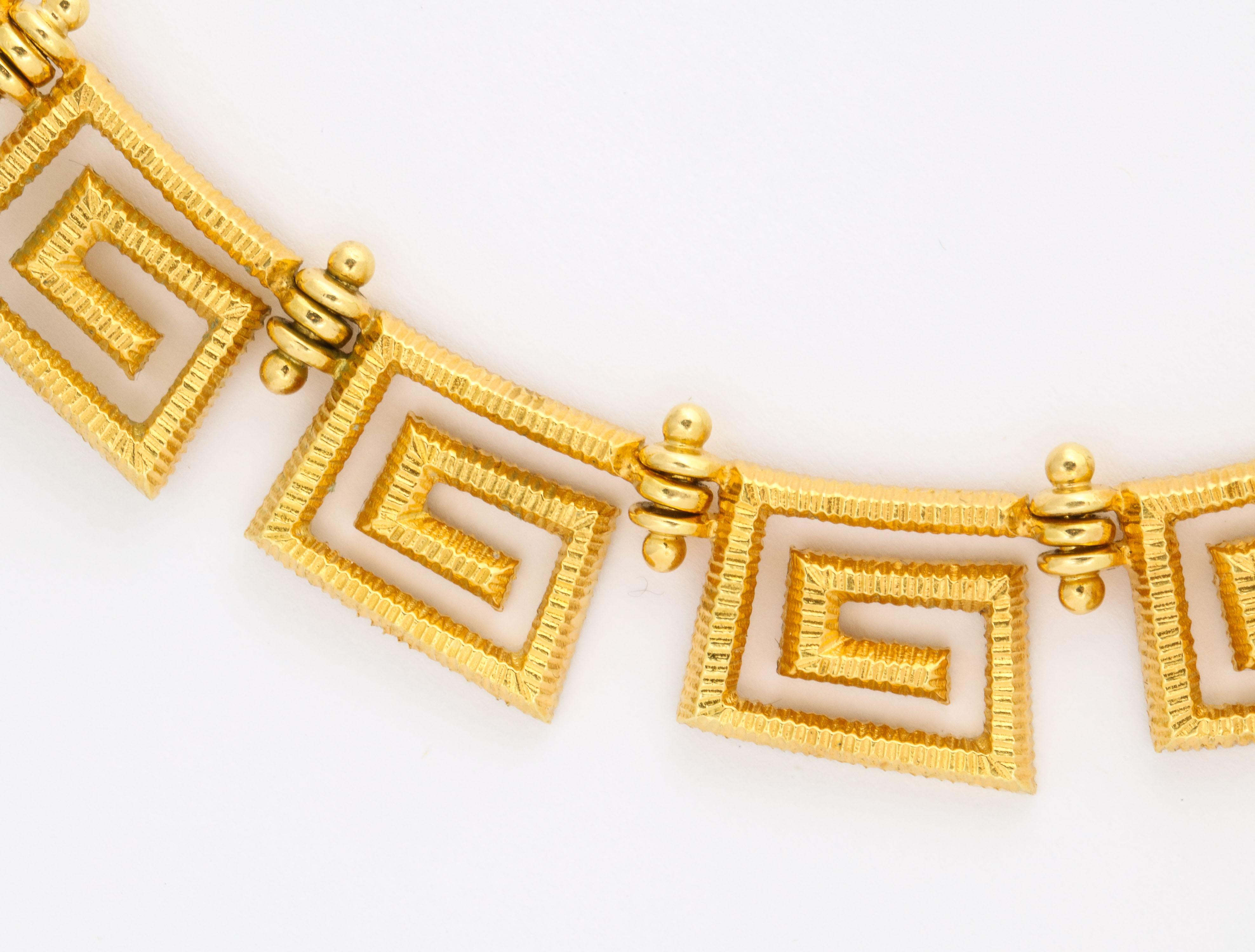 Lalaounis 18 Karat Greek Key Necklace 1