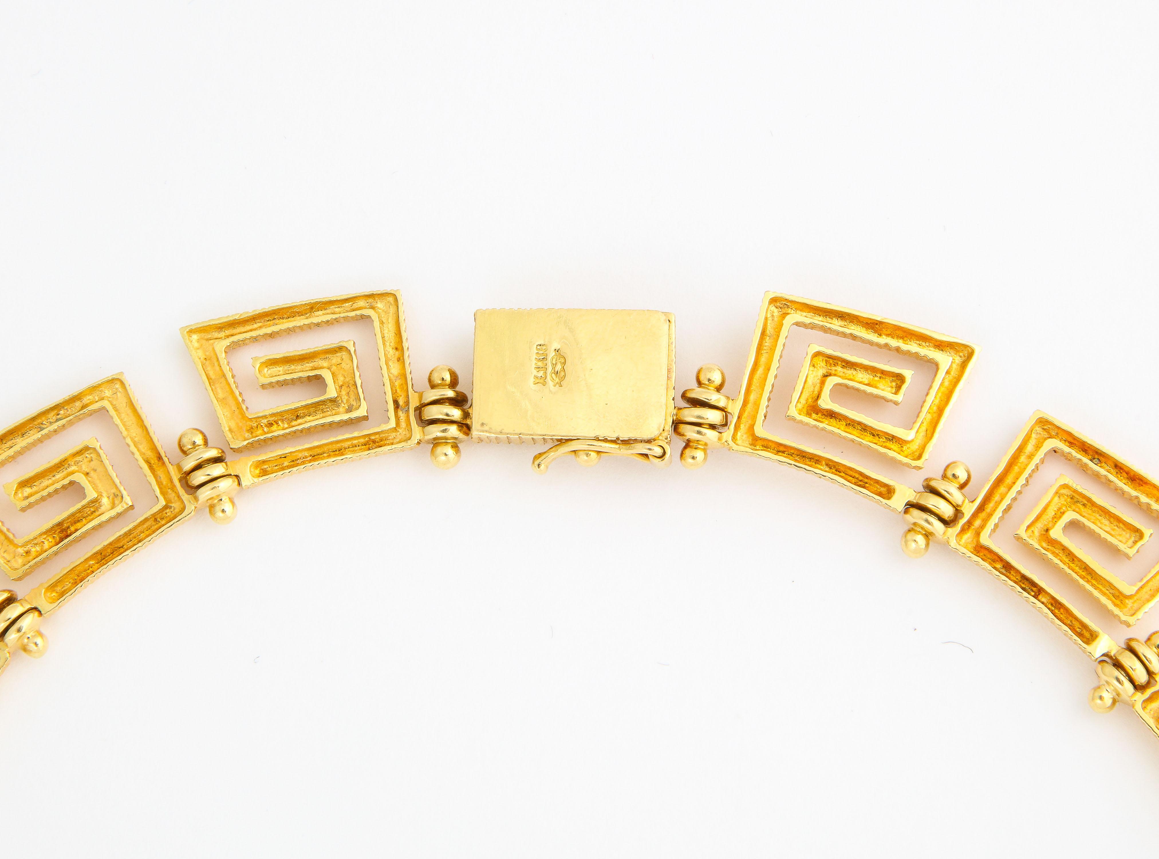 Lalaounis 18 Karat Greek Key Necklace 3