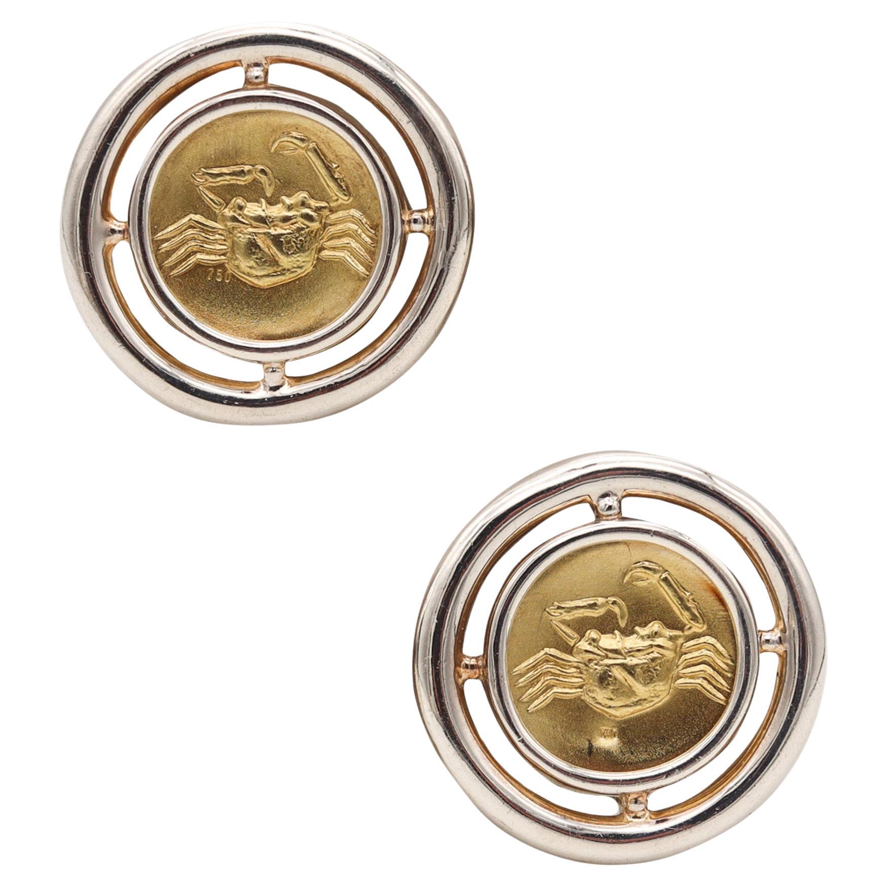 Greek Revival Clip-on Earrings