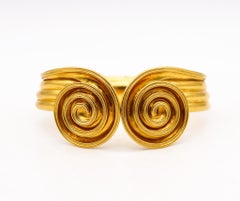 Lalaounis 1970 Los minoicos y micénicos Brazalete de oro macizo de 18 quilates