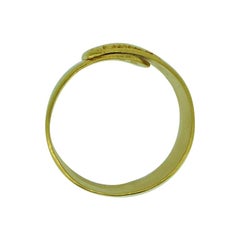Vintage Lalaounis 22 Carat Yellow Gold Band Ring