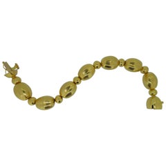 Lalaounis 22 Carat Yellow Gold Minoan Bead Bracelet Bangle