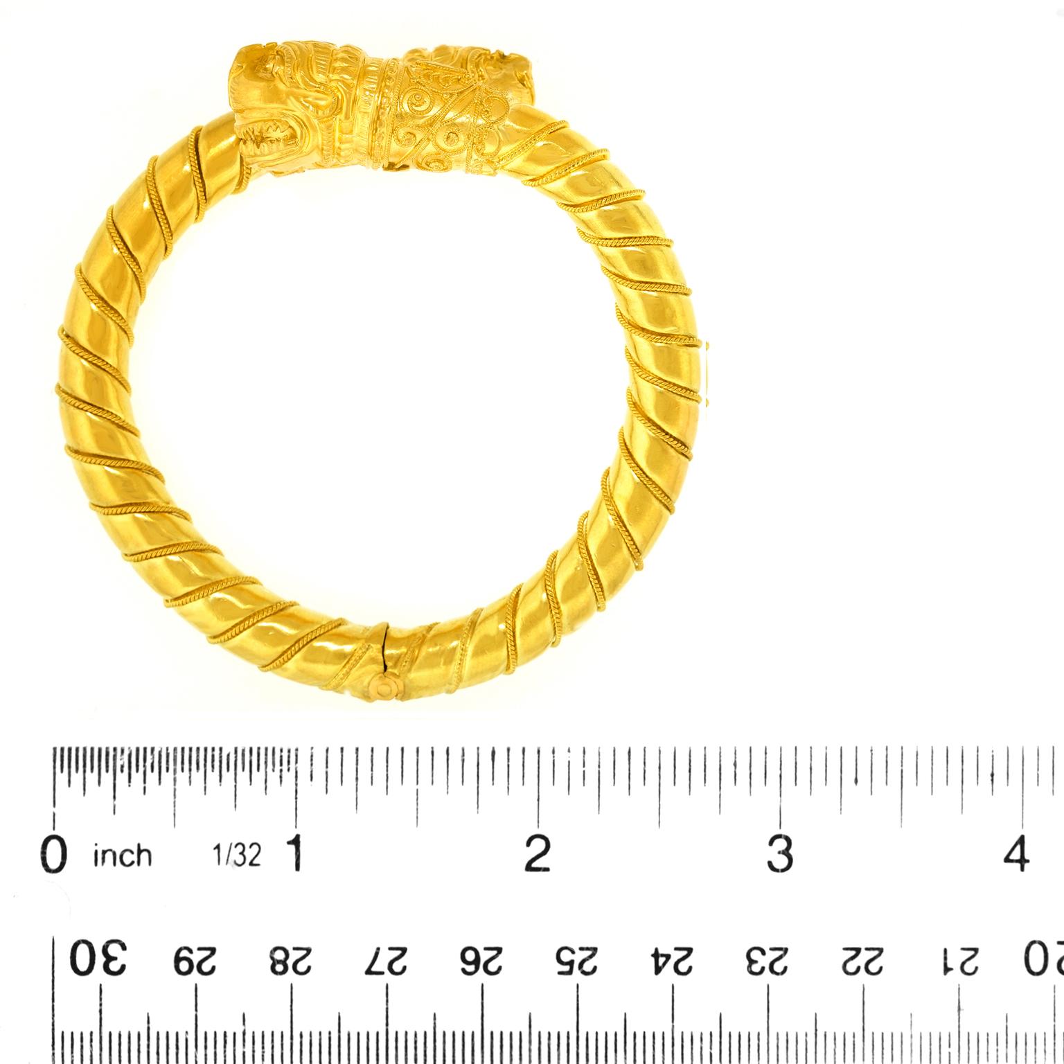 Lalaounis 22k Bracelet For Sale 2