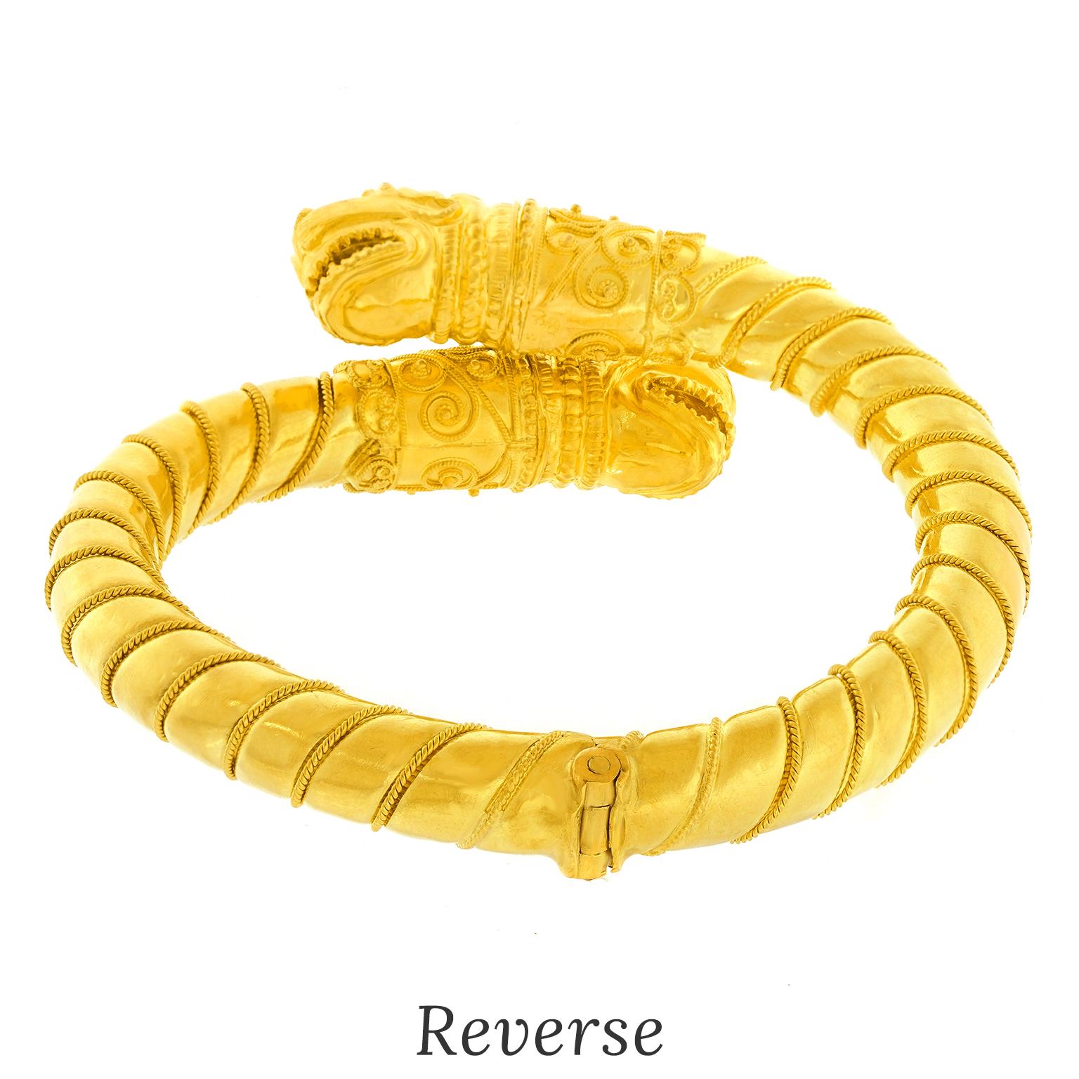 Lalaounis 22k Bracelet For Sale 3