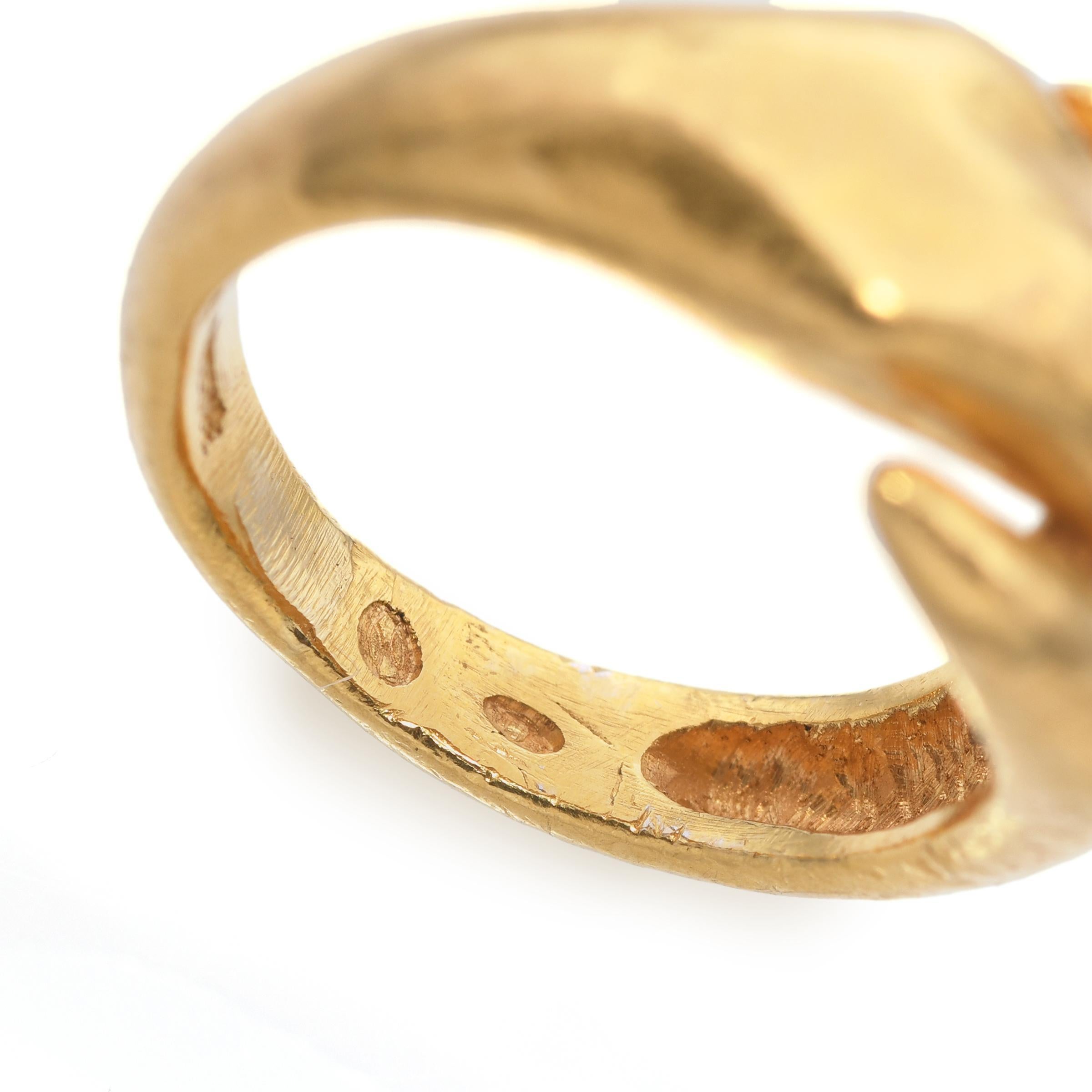 Lalaounis 18k Yellow Gold Organic Ring en vente 4